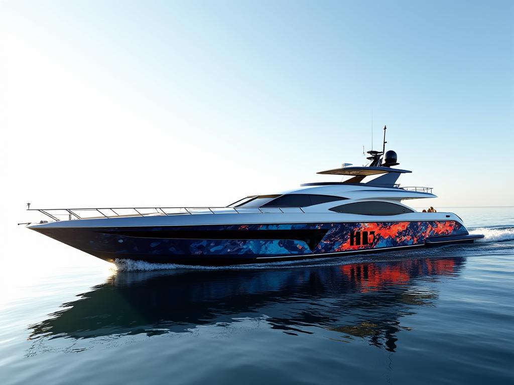 Grafica personalizzata yacht design