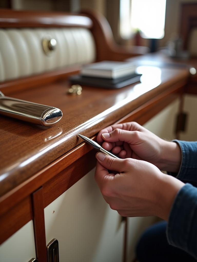 Restauro interni yacht luxury